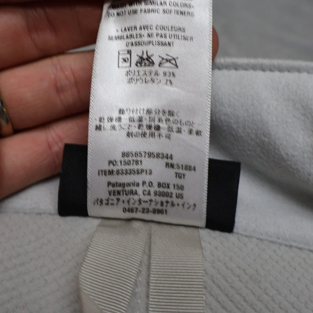 Patagonia Adze Vest Womens Medium White Polartec Athleisure Stretch Outdoor LOGO
